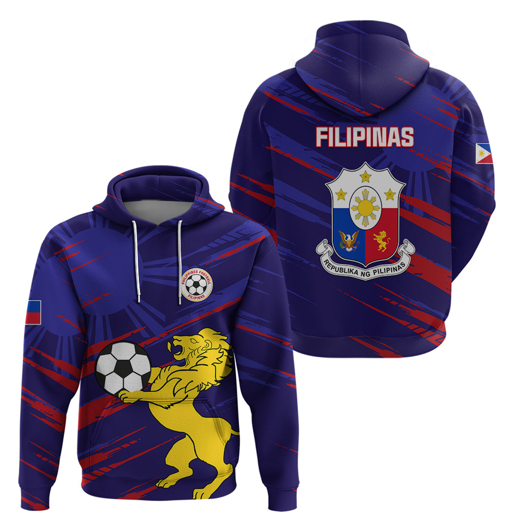 Philippines Football Hoodie Filipinas Lion Sporty Style - Wonder Print Shop