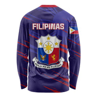 Philippines Football Long Sleeve Shirt Filipinas Lion Sporty Style LT01