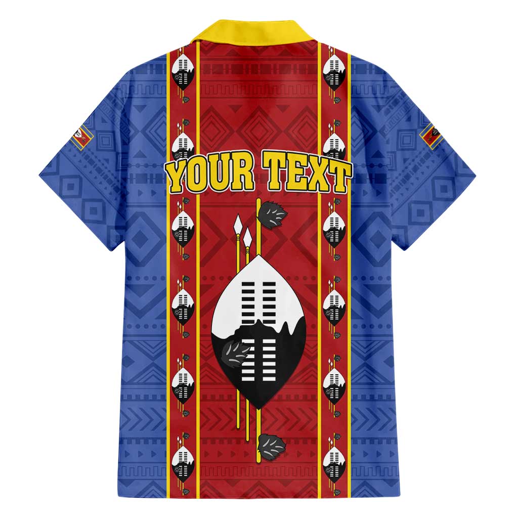 Eswatini African Pattern Hawaiian Shirt Swaziland Shield Siyinqaba - Wonder Print Shop