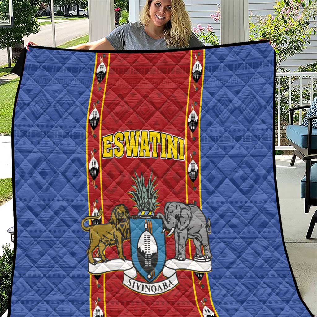 Eswatini African Pattern Quilt Swaziland Shield Siyinqaba - Wonder Print Shop