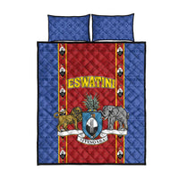 Eswatini African Pattern Quilt Bed Set Swaziland Shield Siyinqaba - Wonder Print Shop