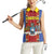 Eswatini African Pattern Women Sleeveless Polo Shirt Swaziland Shield Siyinqaba - Wonder Print Shop