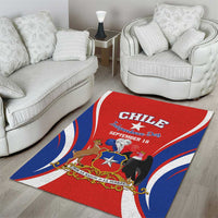Chile Independence Day Area Rug September 18 Por la razon o la fuerza - Wonder Print Shop