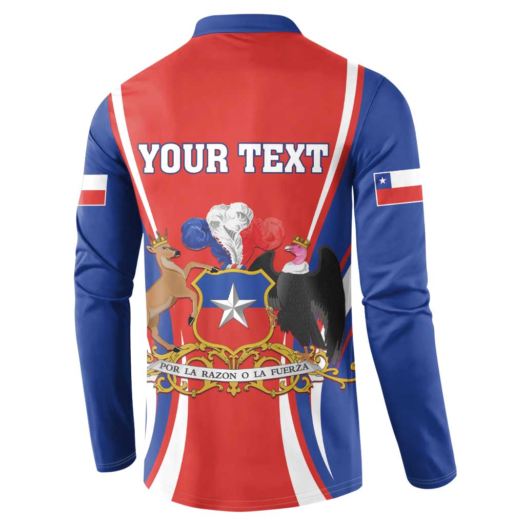 Chile Independence Day Button Sweatshirt September 18 Por la razon o la fuerza - Wonder Print Shop
