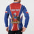 Chile Independence Day Button Sweatshirt September 18 Por la razon o la fuerza - Wonder Print Shop