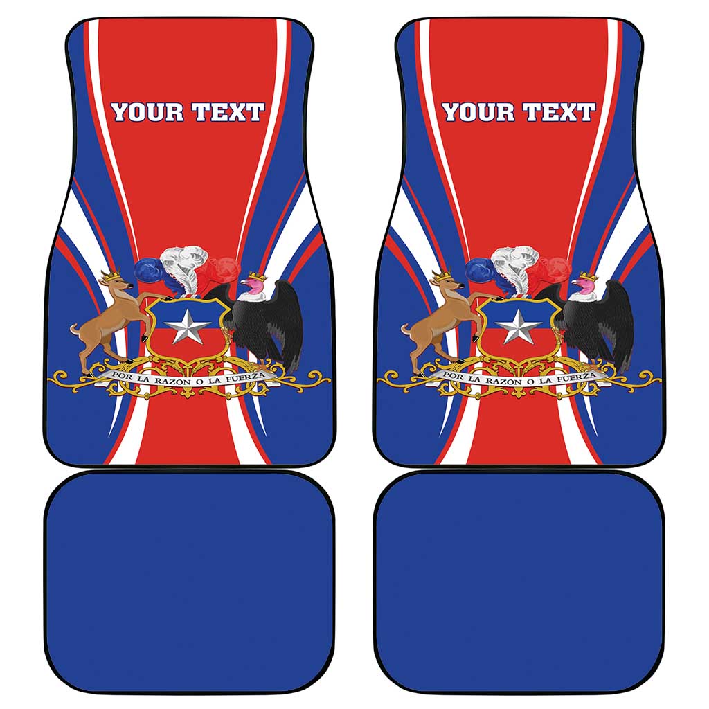 Chile Independence Day Car Mats September 18 Por la razon o la fuerza - Wonder Print Shop