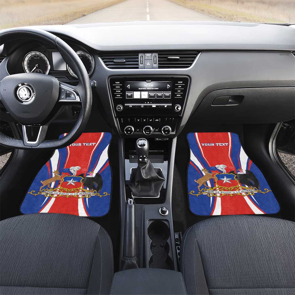 Chile Independence Day Car Mats September 18 Por la razon o la fuerza - Wonder Print Shop