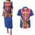 Chile Independence Day Couples Matching Puletasi and Hawaiian Shirt September 18 Por la razon o la fuerza - Wonder Print Shop