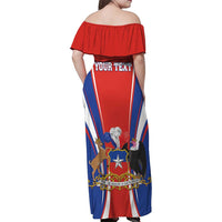 Chile Independence Day Family Matching Off Shoulder Maxi Dress and Hawaiian Shirt September 18 Por la razon o la fuerza - Wonder Print Shop