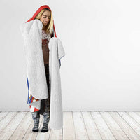 Chile Independence Day Hooded Blanket September 18 Por la razon o la fuerza