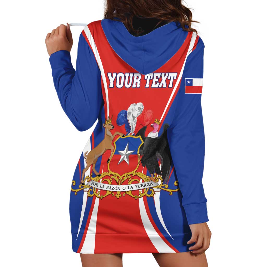 Chile Independence Day Hoodie Dress September 18 Por la razon o la fuerza - Wonder Print Shop