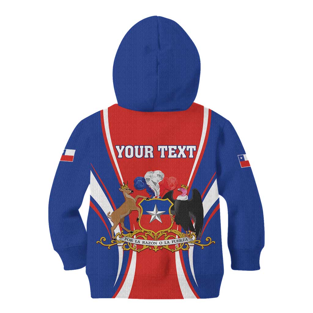 Chile Independence Day Kid Hoodie September 18 Por la razon o la fuerza - Wonder Print Shop