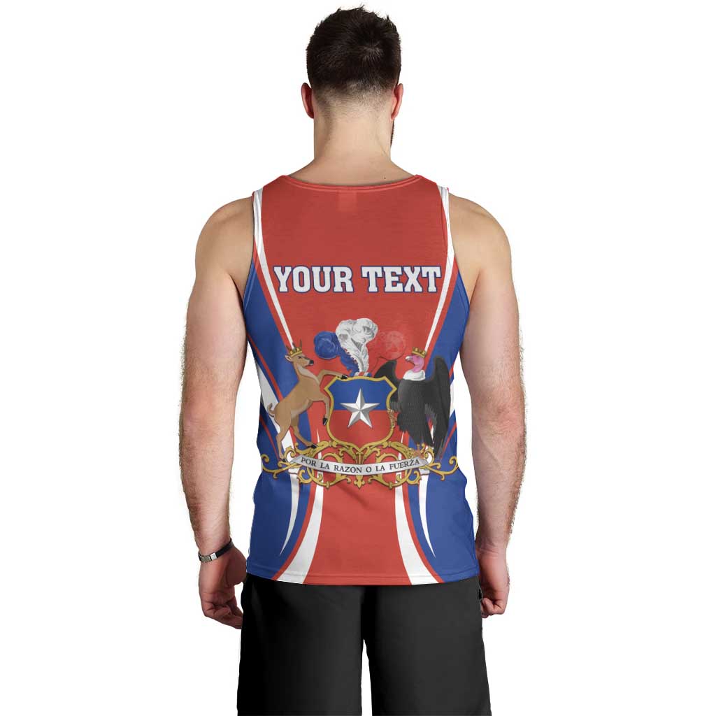 Chile Independence Day Men Tank Top September 18 Por la razon o la fuerza - Wonder Print Shop