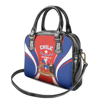 Chile Independence Day Shoulder Handbag September 18 Por la razon o la fuerza