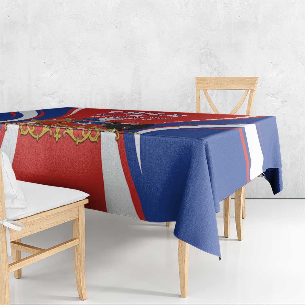Chile Independence Day Tablecloth September 18 Por la razon o la fuerza - Wonder Print Shop