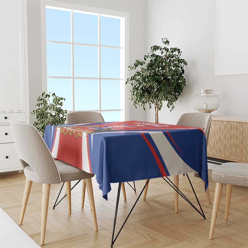 Chile Independence Day Tablecloth September 18 Por la razon o la fuerza - Wonder Print Shop