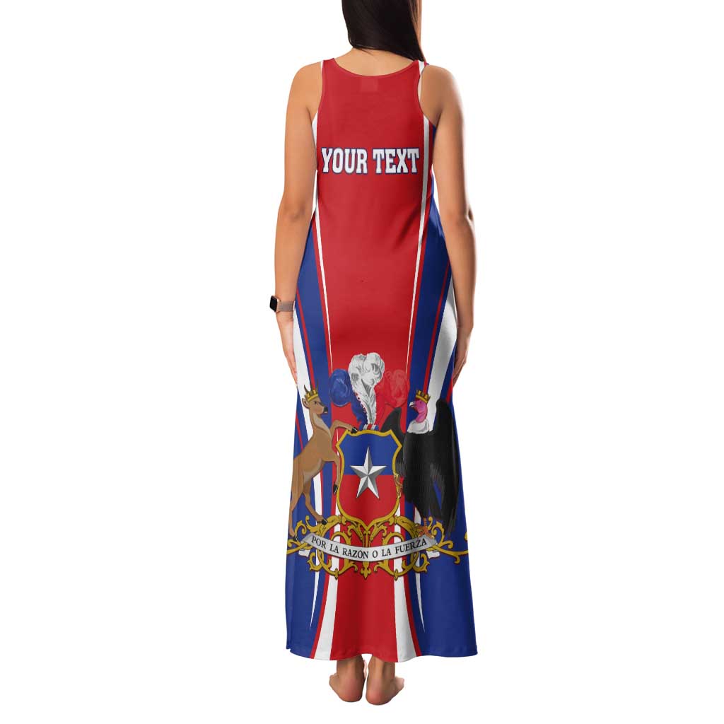Chile Independence Day Tank Maxi Dress September 18 Por la razon o la fuerza - Wonder Print Shop