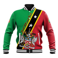 Saint Kitts and Nevis Baseball Jacket Country Above Self - Wonder Print Shop