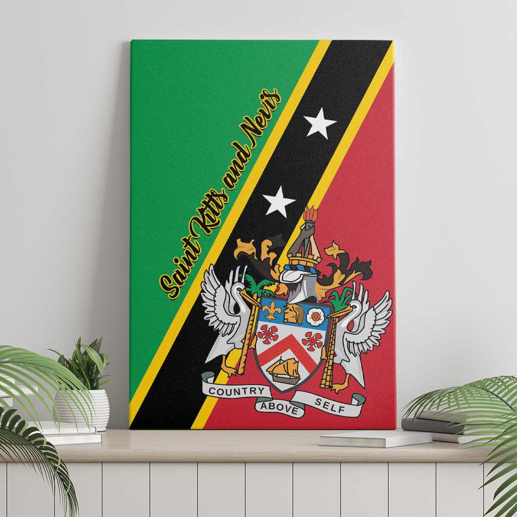 Saint Kitts and Nevis Canvas Wall Art Country Above Self - Wonder Print Shop