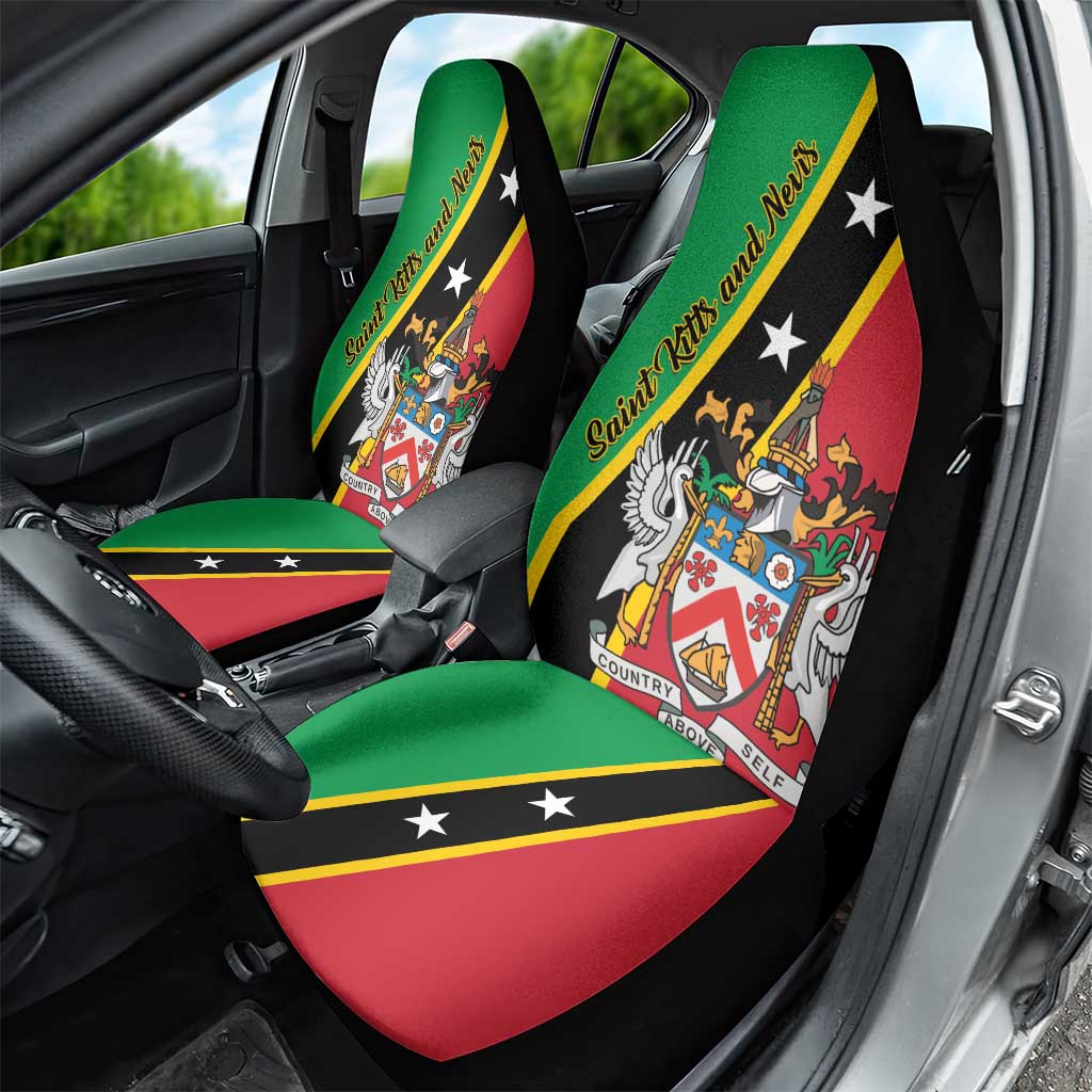 Saint Kitts and Nevis Car Seat Cover Country Above Self - Wonder Print Shop