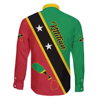 Saint Kitts and Nevis Family Matching Off The Shoulder Long Sleeve Dress and Hawaiian Shirt Country Above Self - Wonder Print Shop