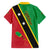 Saint Kitts and Nevis Family Matching Short Sleeve Bodycon Dress and Hawaiian Shirt Country Above Self - Wonder Print Shop
