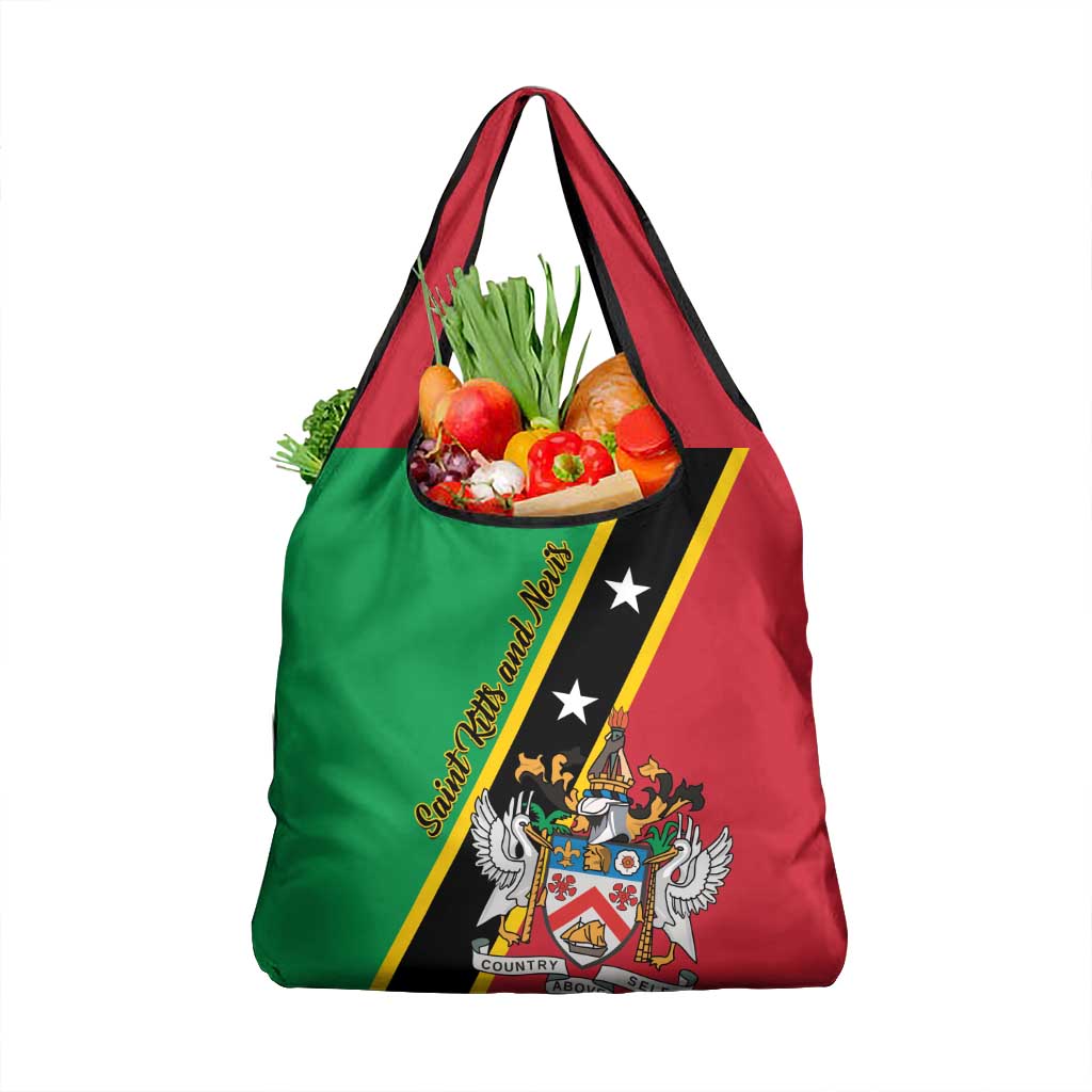 Saint Kitts and Nevis Grocery Bag Country Above Self