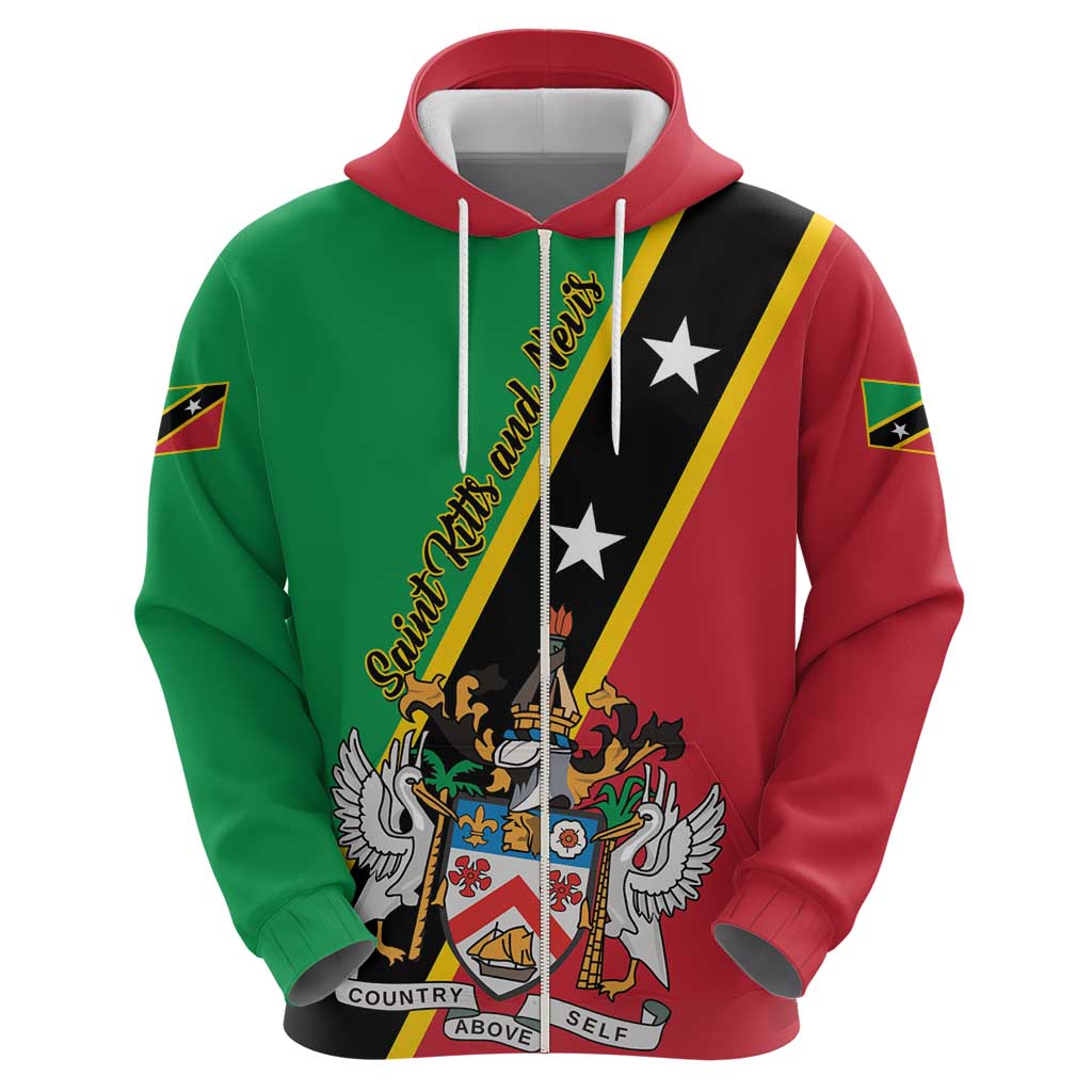Saint Kitts and Nevis Hoodie Country Above Self - Wonder Print Shop