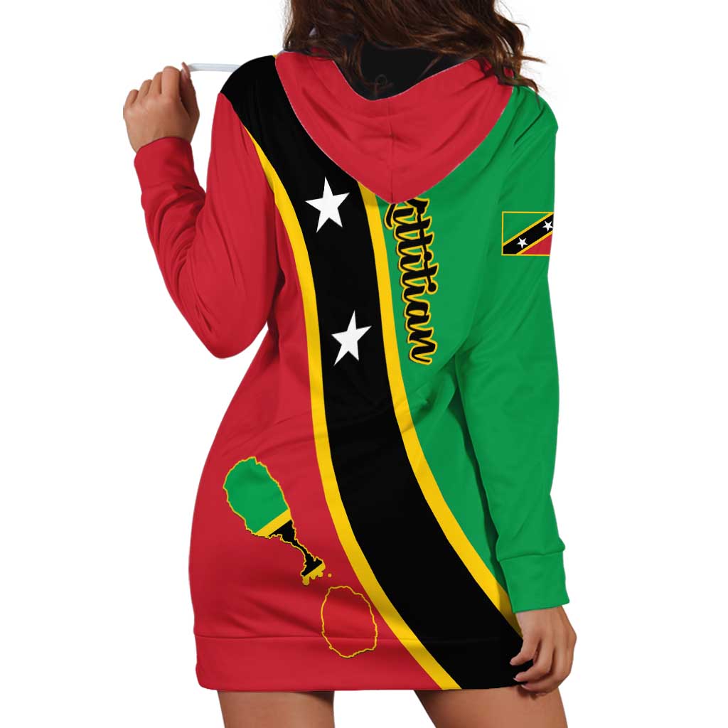 Saint Kitts and Nevis Hoodie Dress Country Above Self - Wonder Print Shop