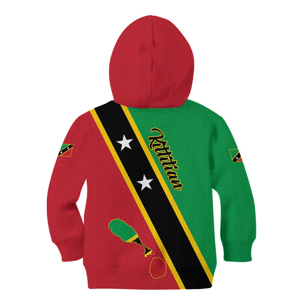 Saint Kitts and Nevis Kid Hoodie Country Above Self - Wonder Print Shop