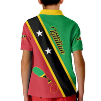 Saint Kitts and Nevis Kid Polo Shirt Country Above Self - Wonder Print Shop