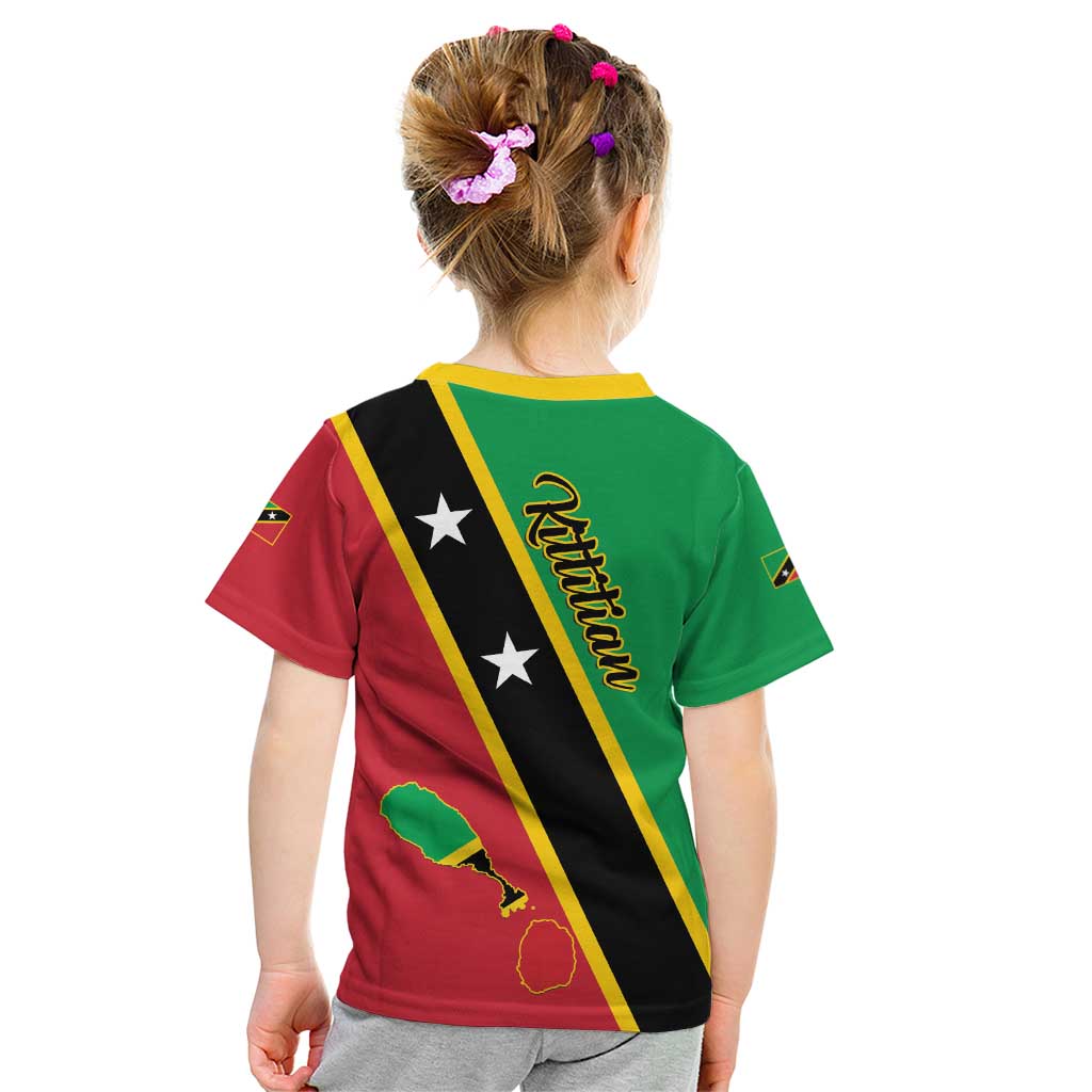 Saint Kitts and Nevis Kid T Shirt Country Above Self - Wonder Print Shop