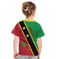 Saint Kitts and Nevis Kid T Shirt Country Above Self - Wonder Print Shop