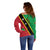 Saint Kitts and Nevis Off Shoulder Sweater Country Above Self - Wonder Print Shop