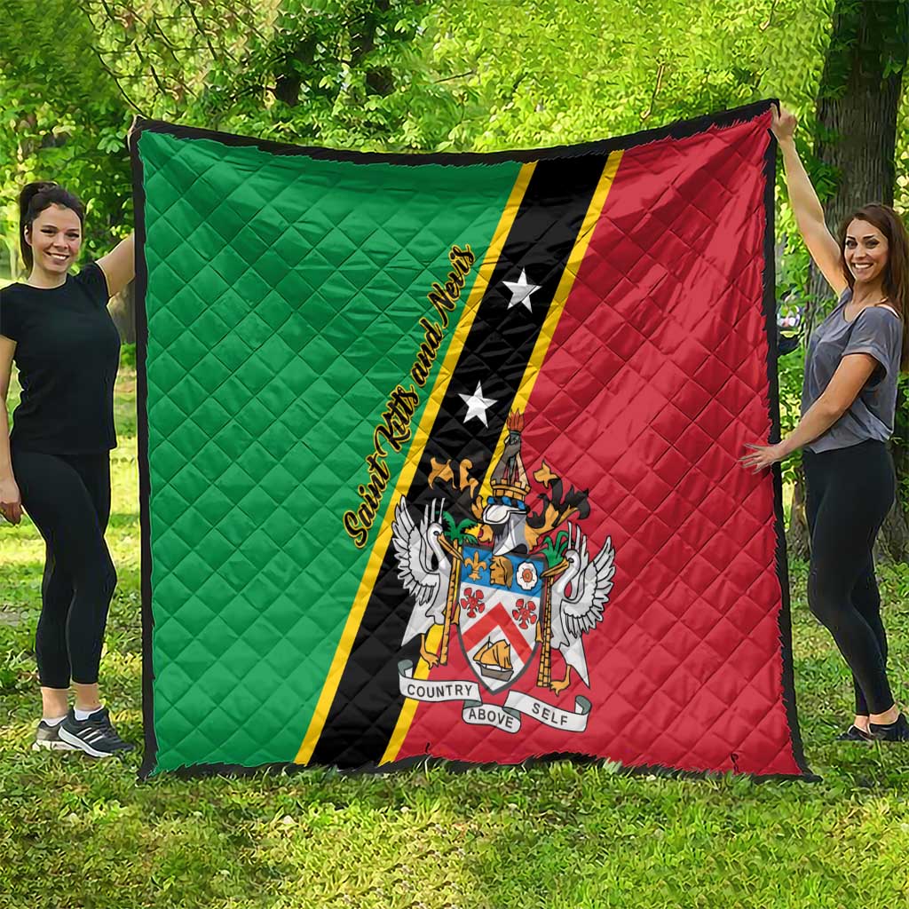 Saint Kitts and Nevis Quilt Country Above Self - Wonder Print Shop