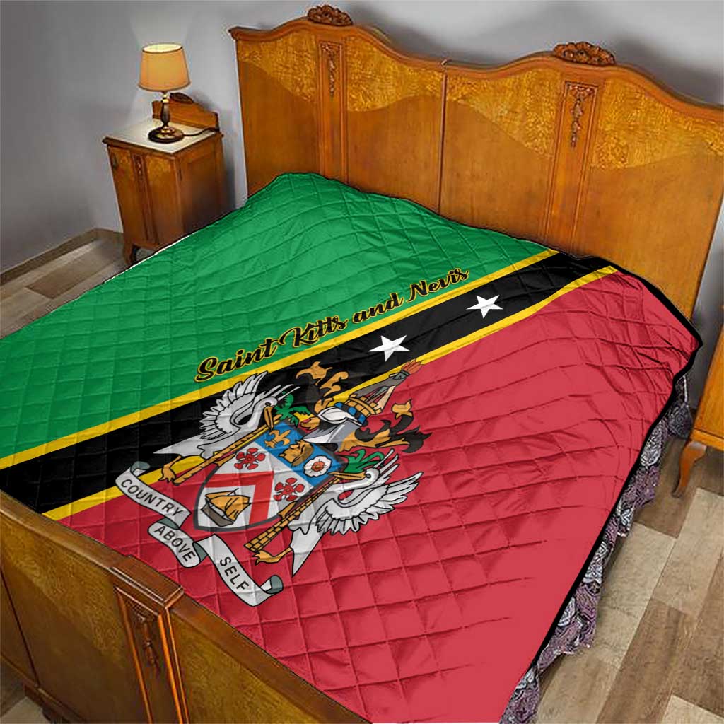 Saint Kitts and Nevis Quilt Country Above Self - Wonder Print Shop