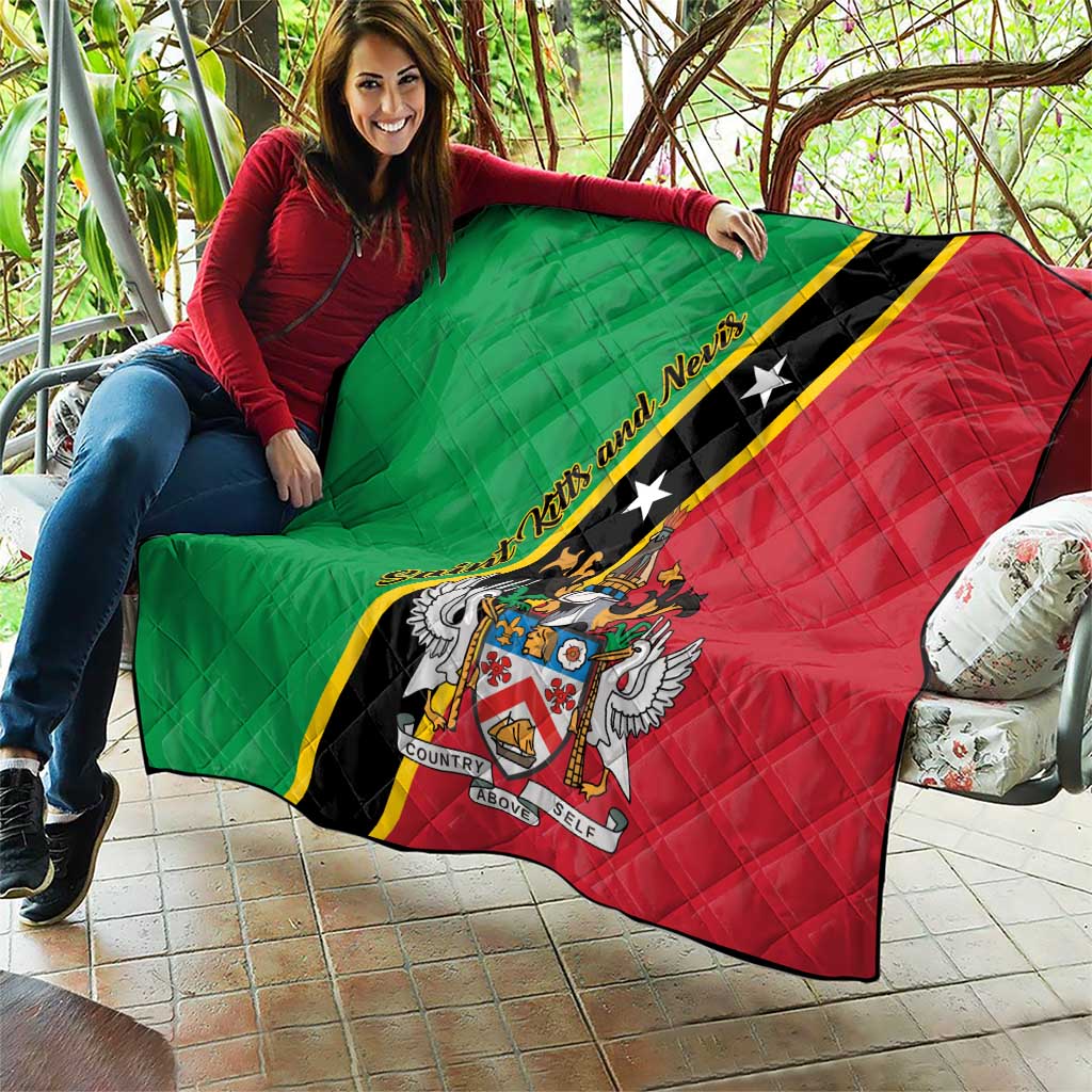 Saint Kitts and Nevis Quilt Country Above Self - Wonder Print Shop