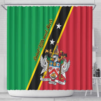 Saint Kitts and Nevis Shower Curtain Country Above Self