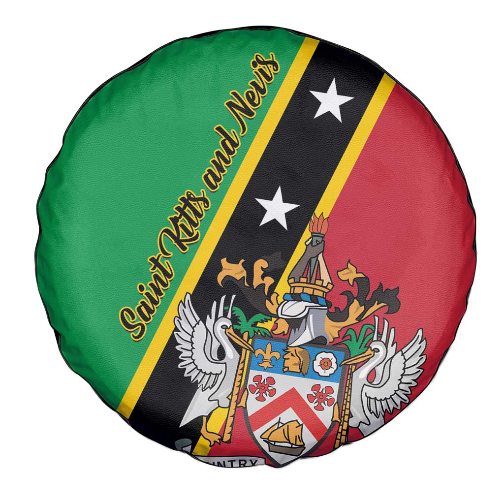 Saint Kitts and Nevis Spare Tire Cover Country Above Self - Wonder Print Shop