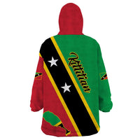 Saint Kitts and Nevis Wearable Blanket Hoodie Country Above Self - Wonder Print Shop