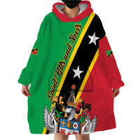 Saint Kitts and Nevis Wearable Blanket Hoodie Country Above Self - Wonder Print Shop