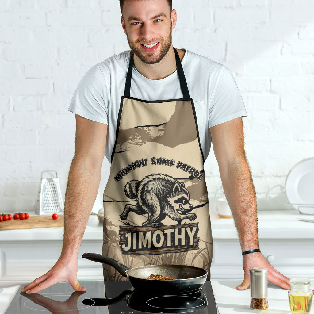 Jimothy the Raccoon Apron Midnight Snack Patrol