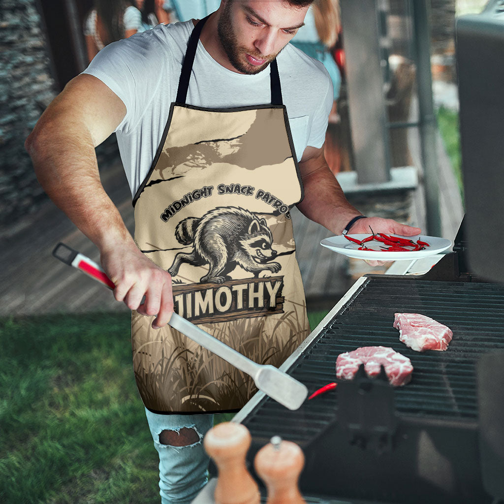 Jimothy the Raccoon Apron Midnight Snack Patrol