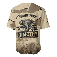Personalized Jimothy the Raccoon Baseball Jersey Midnight Snack Patrol