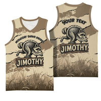 Personalized Jimothy the Raccoon Basketball Jersey Midnight Snack Patrol