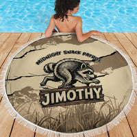 Jimothy the Raccoon Beach Blanket Midnight Snack Patrol