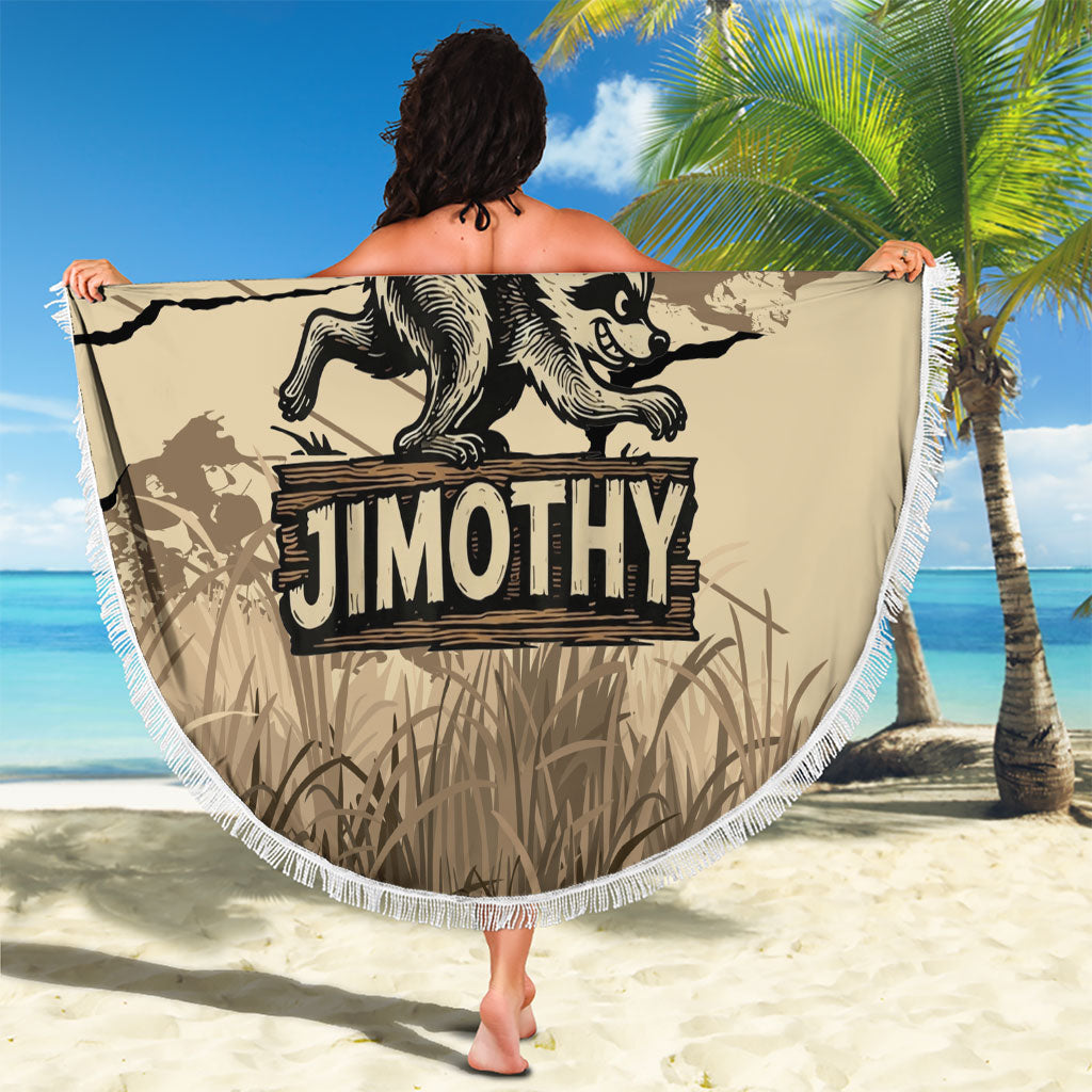 Jimothy the Raccoon Beach Blanket Midnight Snack Patrol