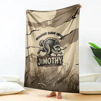 Jimothy the Raccoon Blanket Midnight Snack Patrol