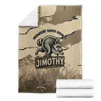 Jimothy the Raccoon Blanket Midnight Snack Patrol