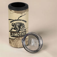 Personalized Jimothy the Raccoon 4 in 1 Can Cooler Tumbler Midnight Snack Patrol